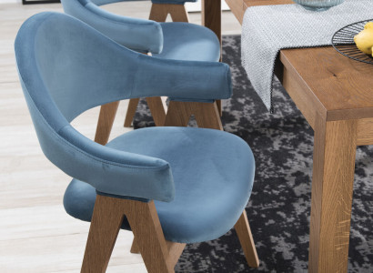 Luxus Sessel Set 8x Stuhl Gruppe Sitz Lehn Stühle Garnitur Holz Massiv